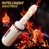 7 Frequency Automatic Plug-in Heating Vibrator Dildo Sex Toys for Women Hands-free Erotic Machine with Suction Cup for Adults 18