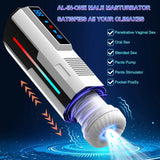 Automatic Telescopic Male Masturbator Cup Sucking Vibrating Masturbation Machine Sex Toys for Men