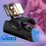 7 Thrusting & 7 Rotating Automatic Male Masturbator Cup with LCD Electric Blowjob Pocket Pussy Adult Sex Toys for Men