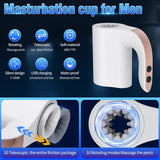 Automatic Telescopic Rotation Masturbator for Men Oral Sex Vaginal Masturbation Cup Kettle Shape Blowjob Sex Toys Adult Goods