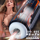 Male Masturbator Cup Automatic Telescopic Sucking Vibrating Masturbation Machine Vagina Pusssy Blowjob Sex Toys for Men Goods 18