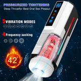 Automatic Telescopic Male Masturbator Cup Sucking Vibrating Masturbation Machine Sex Toys for Men