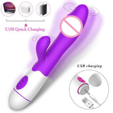 Powerful Magic Wand Vibrators for Women Clitoris Stimulator USB AV Stick G Spot Massager Female Masturbator Sex Toys for Woman