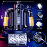 Galaku Male Masturbator Automatic Telescopic Rotation Masturbation Cup Voice Flirting Real Anal Oral Games & Sex Toys for Men