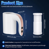 Automatic Telescopic Rotation Masturbator for Men Oral Sex Vaginal Masturbation Cup Kettle Shape Blowjob Sex Toys Adult Goods